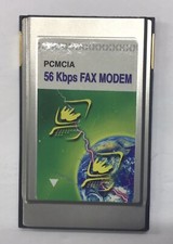 PCMCIA 56 kbps Fax Modem Model KFM5600-L PC Card