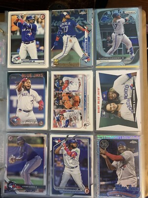 9 Card Lot Vladimir Guerrero Jr. Toronto Blue Jays AL95