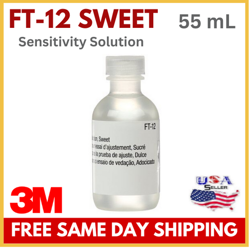 3M FT-12 Sweet Sensitivity Solution For Respirator Security Check Testing 55 mL - Afbeelding 1 van 3