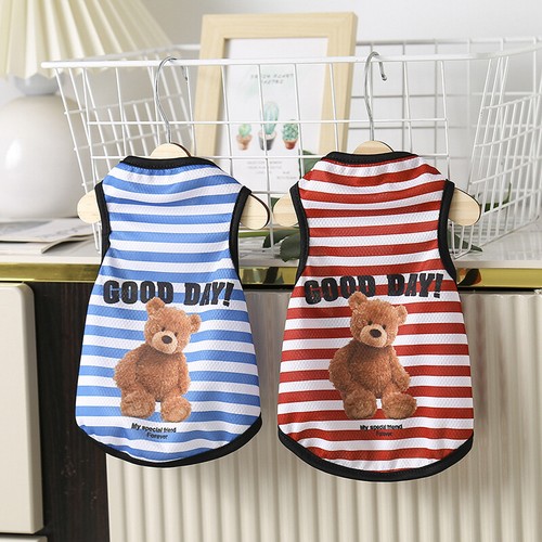 Small Dog T-Shirt Vest Pet Puppy Cat Summer Clothes Coat Top Outfit Costume UK ♬ - Picture 7 of 21