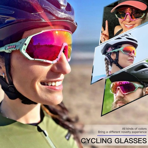 Kapvoe UV400 Fahrradbrille MTB Laufen Radfahren Angeln polarisierte Sonnenbrille UK - Bild 3 von 14