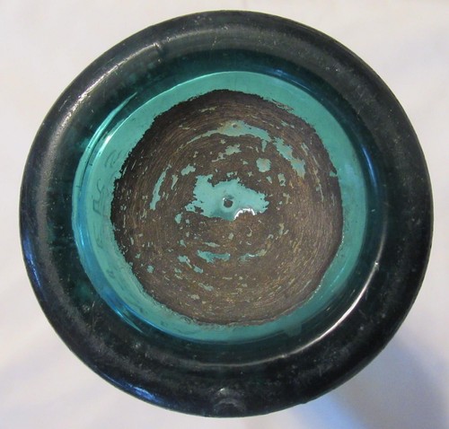 Teal Green Iron Pontil Tweddle Jr's NY Celebrated Soda or Mineral Water Bottle - Picture 12 of 14