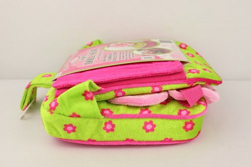 Sophia’s weicher Puppensitz Plüschtrage Blume rosa grün Puppentrage - Bild 7 von 9