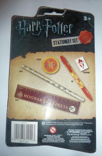 Juego de papelería Harry POTTER lápiz lápiz sin usar etc. con regla - Imagen 2 de 2