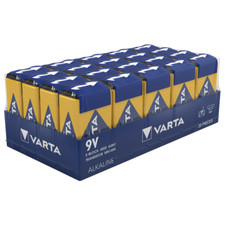 Varta Industrial 9V PP3 6LR61 4022 Alkaline Batteries x 20 *Great for Business*