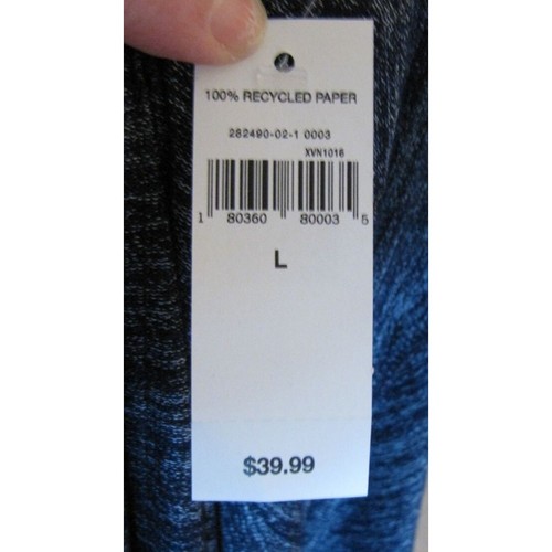 GAP L NEW Navy Blue Heathered Open Front Cardigan Sweater NWT - Picture 4 of 4