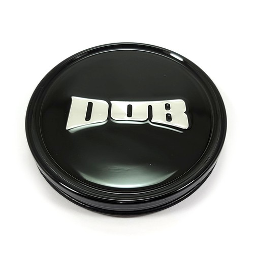 DUB Gloss Black Center Hub Cap 3-1/8"OD 1/8"H Snap-In Closed-End 1015-09-04GBS - Bild 1 von 4
