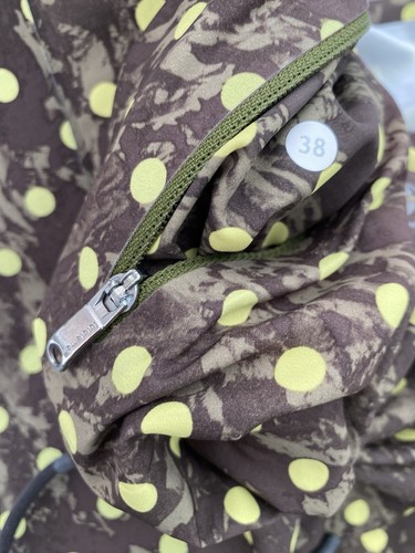 Lululemon Brown Yellow Polka Dot Swim Shorts Size 38 Drawstring Pockets Mens - Bild 10 von 10