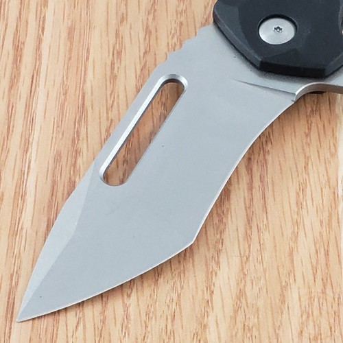 Brous Blades Reloader Folding Knife 3.75" Stainless Blade Black Synthetic Handle - Picture 3 of 11
