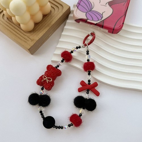 Kawaii Leoparden muster Bogen Schlüssel anhänger Geschenke - Photo 9 sur 10