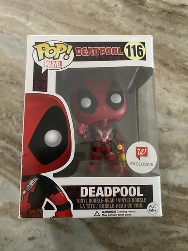 Funko Pop! Marvel - Deadpool (w/ Rubber Chicken) - Walgreens (Exclusive) #116