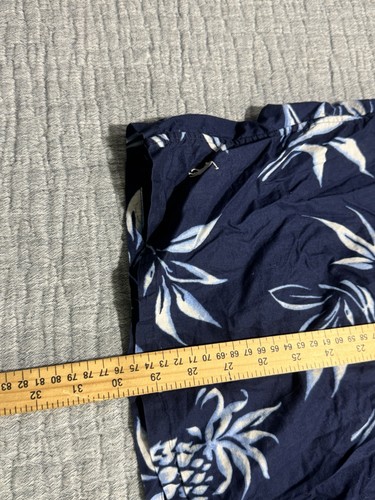 Polo Ralph Lauren Hawaiian Shirt Mens Size XXL 2XL Blue Aloha Pineapple Floral - Picture 4 of 8