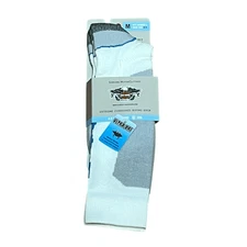 Harley-Davidson White And Gray Coolmax Riding Socks, Size M, NWT