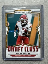 Xavier Worthy RC  Kansas City Chiefs Rookies&Stars Draft Class NFL Football 2024