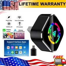 5G USB Auto Wireless CarPlay Adapter For iPhone Apple Wireless Dongle Plug＆Play