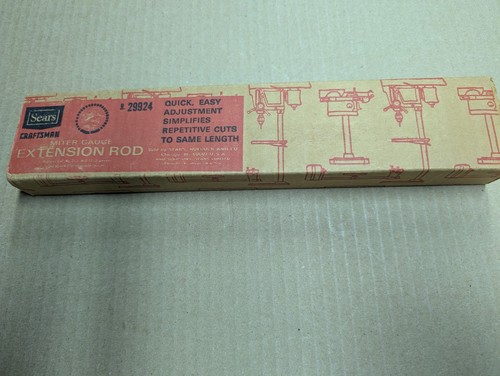 New - Craftsman Miter Gauge Extension Rod Kit 9-29924