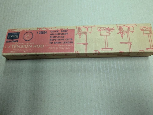 New - Craftsman Miter Gauge Extension Rod Kit 9-29924