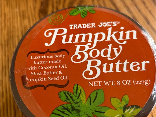 Trader Joe's Pumpkin Body Butter w/ Coconut Oil and SheaButter Lotion 8oz Jar - Picture 4 of 4