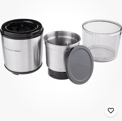 Cuisinart SG-10 Elektrische Gewürz- und Nussmühle, Edelstahl/Schwarz, Mini - Bild 2 von 10