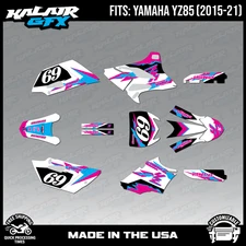 Graphics Kit for Yamaha YZ85 (2015-2021) YZ 85 Vintage - MAGENTA