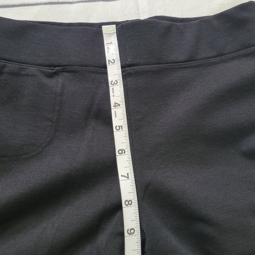 American Giant Größe 6 schwarze Leggings klassisch minimalistisch Qualität jeden Tag - Bild 3 von 7