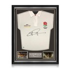 Jonny Wilkinson Signed England Rugby Jersey. Superior Frame