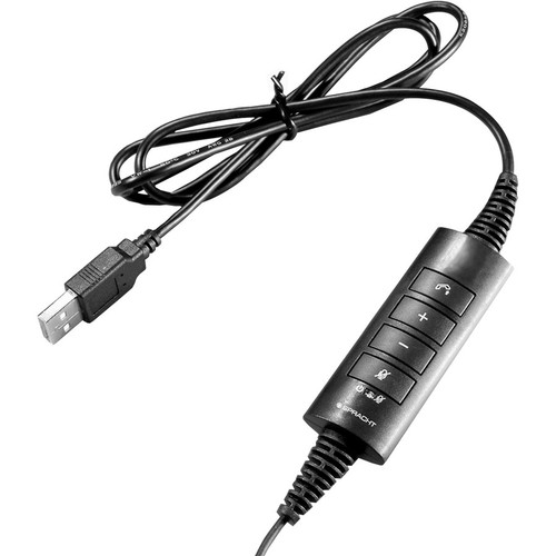 Spracht Z?m Headset - Mono - Usb - Wired - 160 - 200 Hz - 5 Khz - Over-the-head - Picture 3 of 4