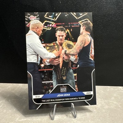 Topps Now - John Cena - The Last Real Champion Bids Farewell - #137 - Final Card