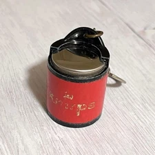 Fk2595 French Keychain Coin Holder VINTAGE-STYLE   -USED-RARE