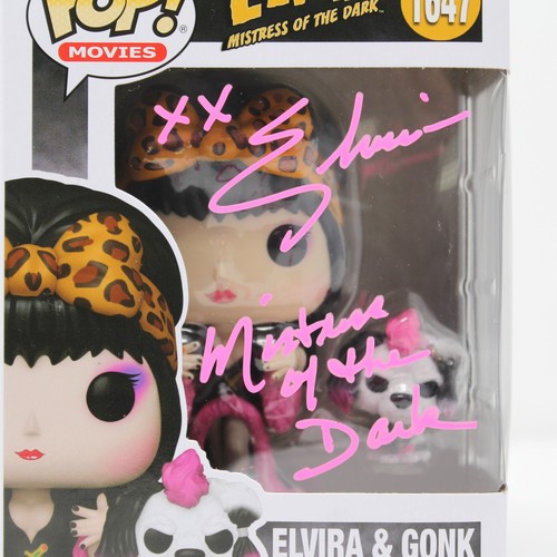 Cassandra Peterson Signed Elvira Mistress of the Dark Funko Pop #1647 JSA COA - Picture 10 of 11