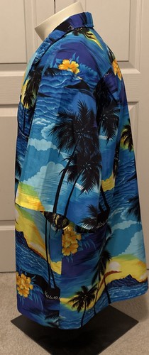Royal Creations Shirt Mens XXL Hawaiian Short Sleeve Aloha Sunset Made in Hawaii - Picture 3 of 11