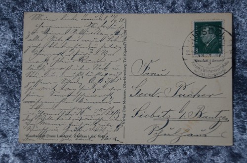 65231 Postcard Kurort Oberbärenburg 1931 - Bild 2 von 2