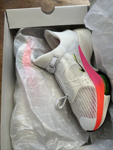 Rare Nike Air Zoom Tempo Next% Flyease "Rawdacious" Coral taglia UK 11 Tokyo SE - Foto 21 di 24