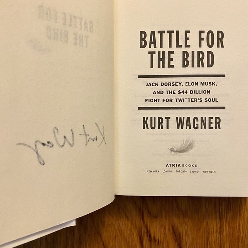 SIGNIERT Kampf um den Vogel von Kurt Wagner Hardcover Erstdruck Twitter Elon Musk - Bild 3 von 10