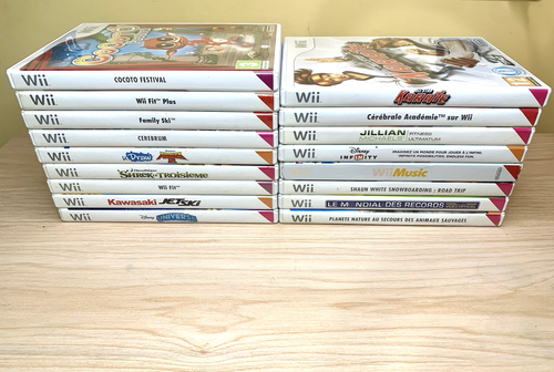 Lotto 17 giochi per console Nintendo Wii