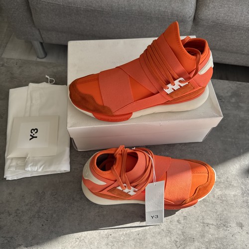 Adidas Y3 Qasa High 300 Orange Weiß Y3 Qasa NEU Gr. UK 9 - Bild 2 von 22