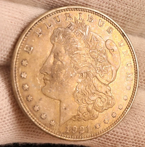 1921-D Morgan Silver Dollar - XF with Very Nice Details & Appearance (#DK01-010)