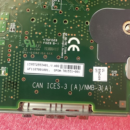 Carte adaptateur SFP + HPE 701531-001 HPE FlexFabric 10 Go 2 ports 534FLR HPE + - Photo 5/6