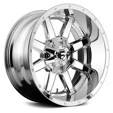 Fuel D536 Maverick Deep Lip Wheels 20x12 -44 8x170 Chrome Rims Set Of 4