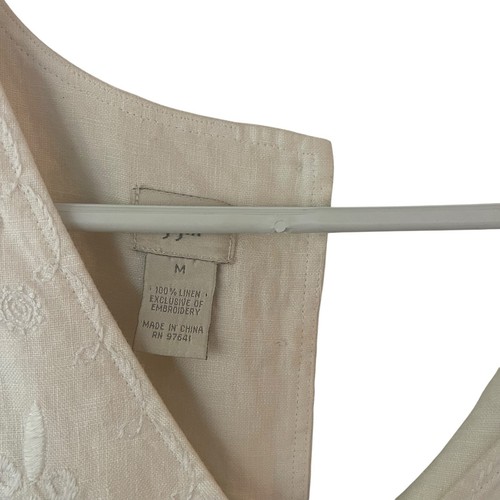 J Jill Maxikleid 100% Leinen ärmellos beige Größe M - Bild 4 von 7