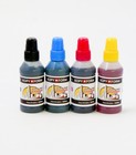 EDIBLE INK SET 4 x 100ml CANON PRINTERS SUPPLIES BLACK CYAN MAGENTA YELLOW