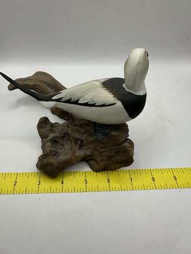 C.W. Waterfield handgeschnitzter alter Squaw-Duck Lockvogel signiert 11/10 wunderschön - Bild 3 von 9