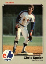 1983 Fleer Baseball Card #251-499 - Choose Your Card