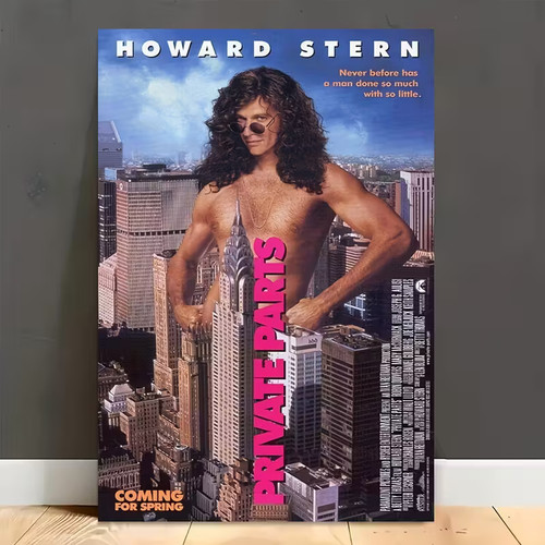 Howard Stern Private Parts 1997 Movie Poster Repro on Canvas 30 x 45cm Free Post - Picture 4 of 7