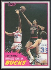 1981-82 Topps #24 Marques Johnson