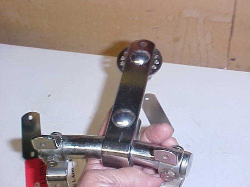 Ludwig 60s Rotary Bass Drum Rail Consolette with L arm in pkg clean nice - Picture 8 of 11