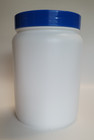 Empty Nutricost Plastic Container with Twist Lid Kentucky Blue and White