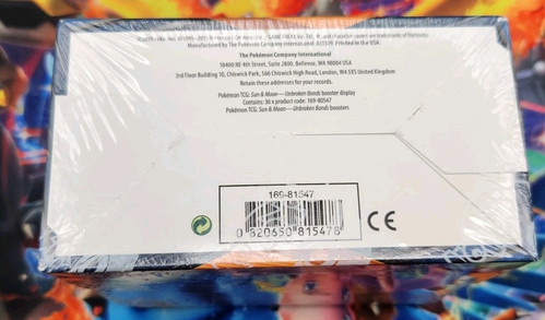 2019 Unbroken Bonds Factory Sealed Booster Box Sun & Moon Pokémon TCG - Picture 6 of 6