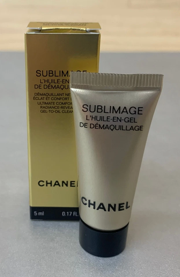4x Chanel Sublimage L'huile-en-Gel De Demaquillage Limpiador Gel-a-Aceite 0.17fl oz Foto 2 de 4