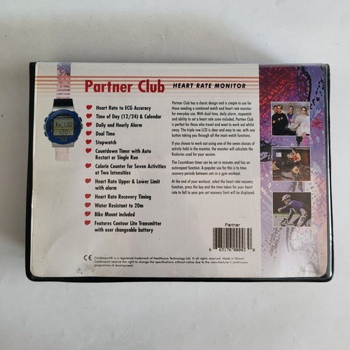 Partner Club Cardio Sport Pulsmesser Uhr Vintage - Bild 4 von 4
